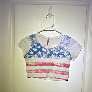 TRUE ROCK Kids Stars and Stripes Crop Top
